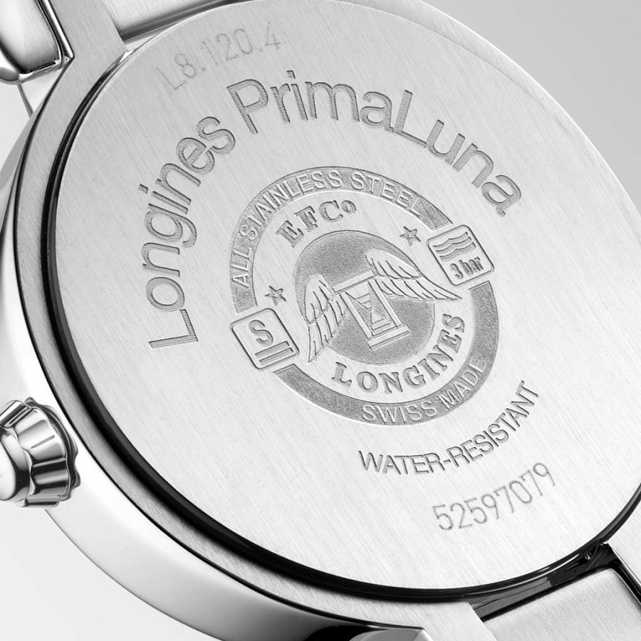 Часы Longines PrimaLuna L8.120.4.87.6 — женские, нержавеющая сталь
