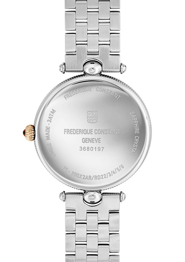 Часы Frederique Constant Classics Art Deco Round FC-200MPW2AR2B — кварцевые, сталь металл