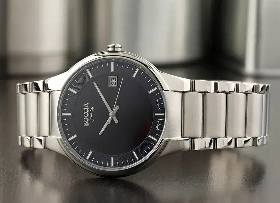 Часы Boccia Titanium 3629-03 — титан, Германия