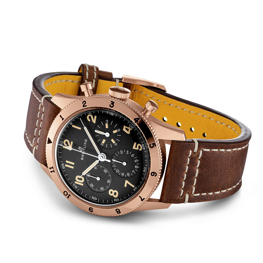 Часы Breitling AVI 1953 Edition RB0920131B1X1 — сталь металл золото, Швейцария