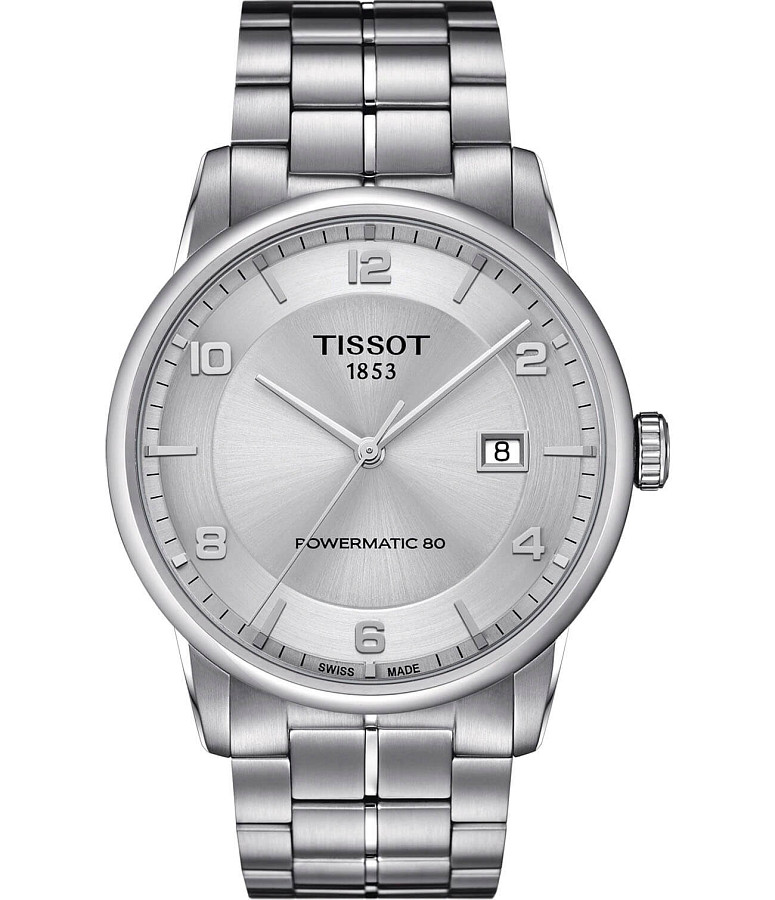 Часы Tissot Luxury Powermatic 80 T086.407.11.037.00 — мужские, серебристый