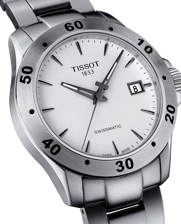 Часы Tissot V8 Swissmatic T106.407.11.031.01 — сталь металл, Швейцария