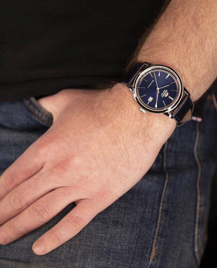 Часы Orient Classic Automatic RA-AC0F06L (RN-AC0F06L) — металл сталь, кожаный