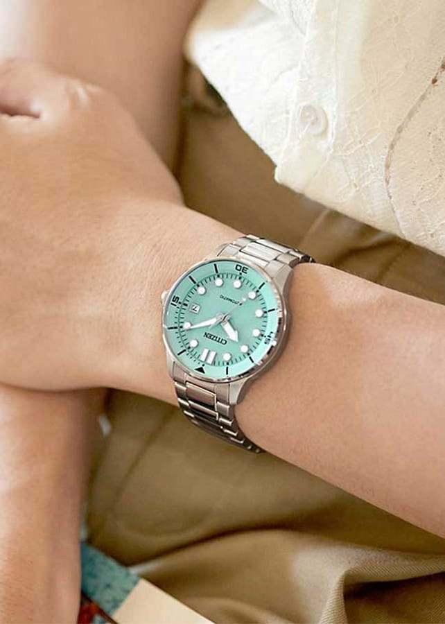 Часы Citizen Automatic NJ0191-83M — механические, сталь металл