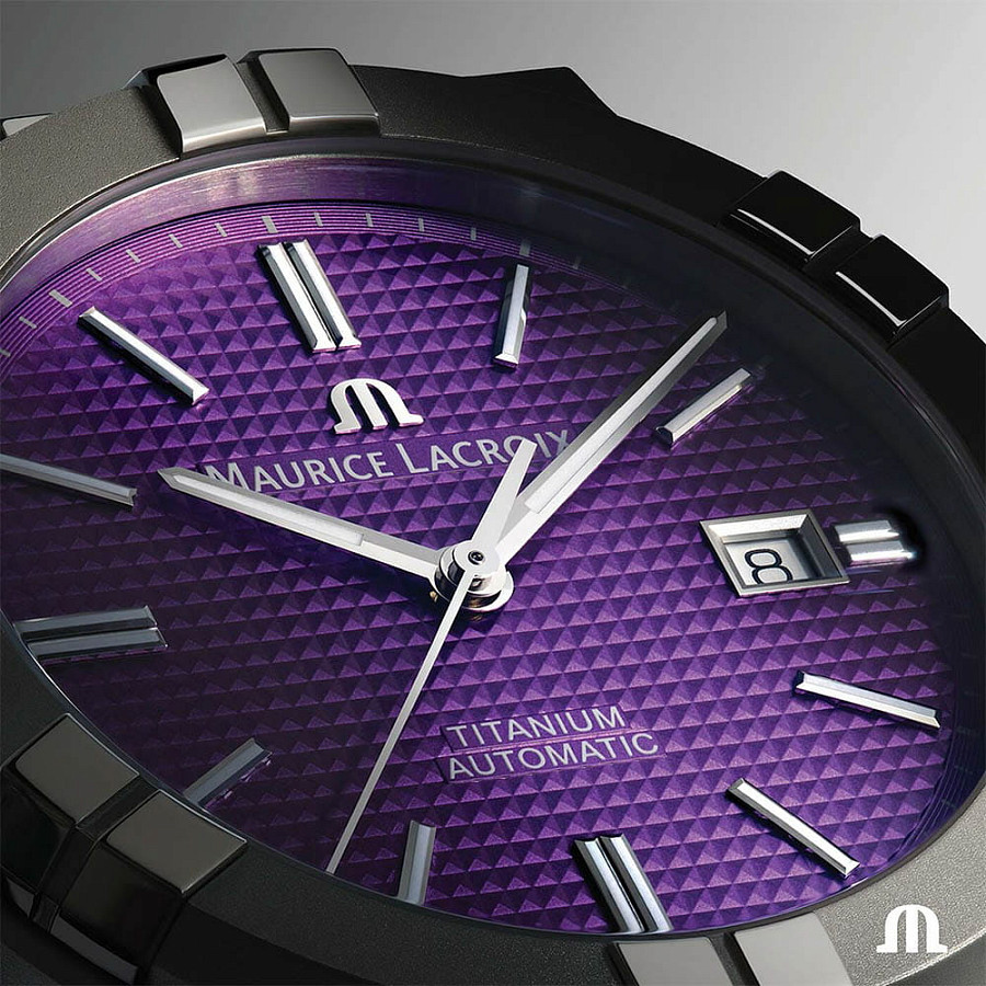 Часы Maurice Lacroix Aikon Automatic Titanium AI6008-TT032-430-1 — титан, Швейцария
