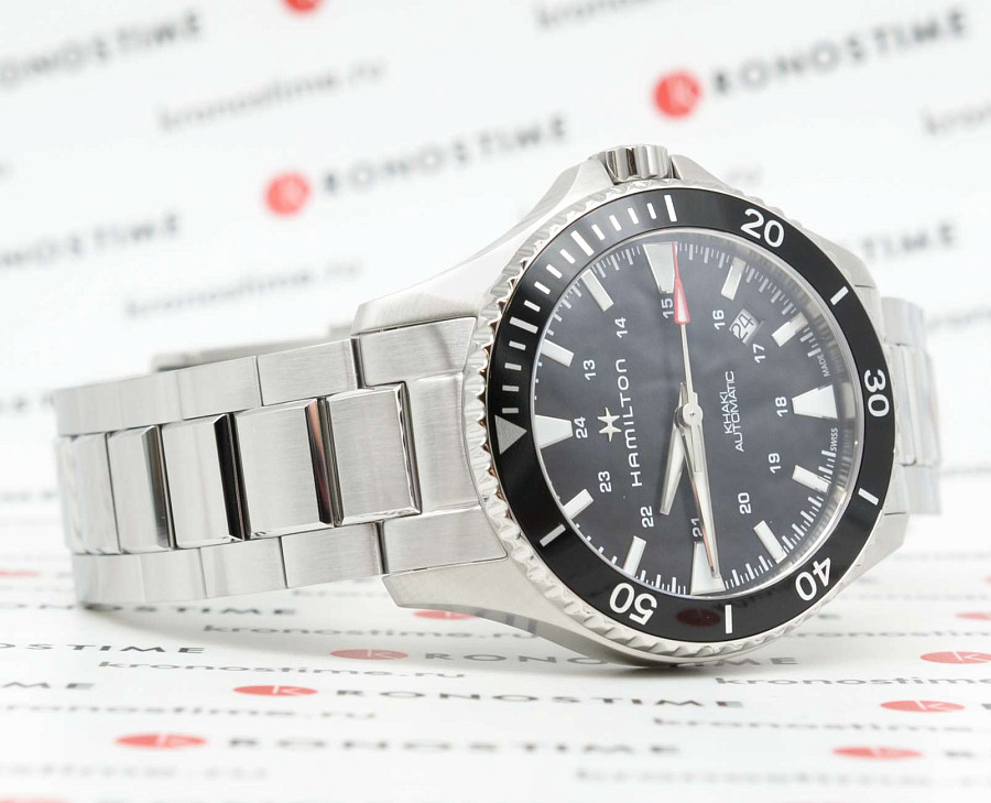 Часы Hamilton Khaki Navy Scuba Auto H82335131 — нержавеющая сталь, мужские