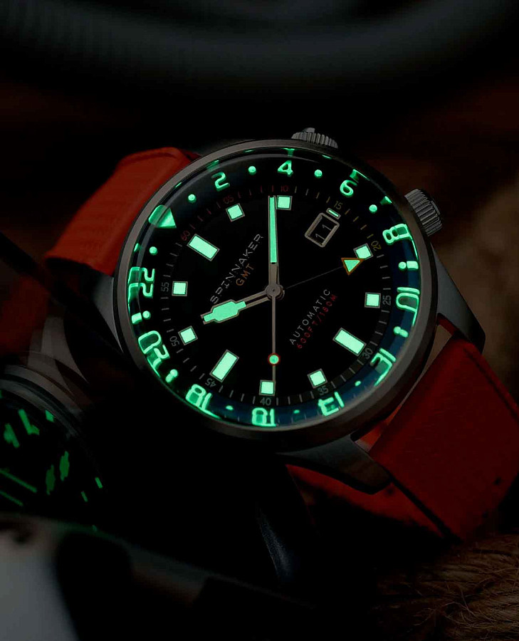 Часы Spinnaker Bradner Gmt Automatic SP-5121-66 — механические, сталь металл