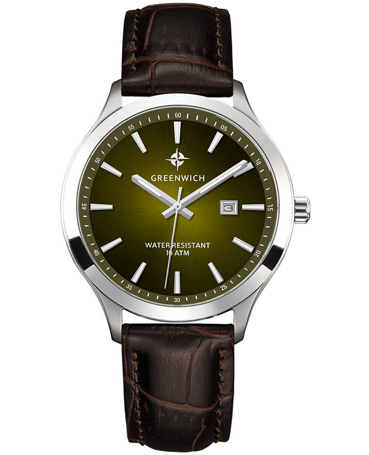 Часы Greenwich Helm GW 041.12.30 — мужские, коричневый