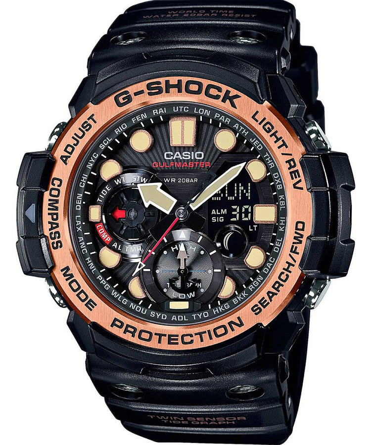 Часы Casio G-Shock GN-1000RG-1A — мужские, черный