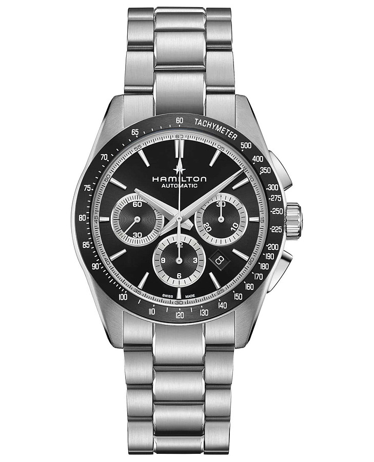 Часы Hamilton Jazzmaster Performer Auto Chrono H36606130 — мужские, черный