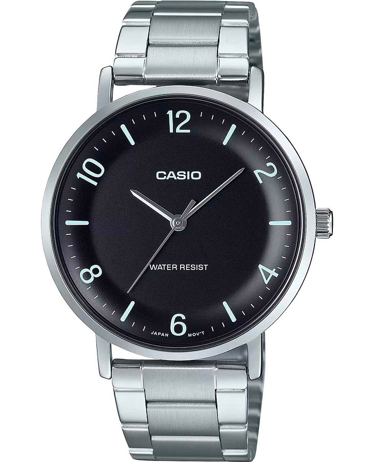 Часы Casio Collection MTP-VT03D-1B — мужские, черный