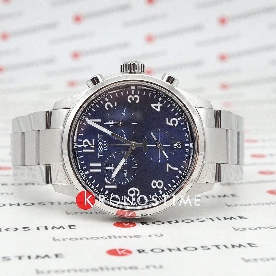 Часы Tissot Chrono L 42mm T116.417.11.042.00 — кварцевые, металл сталь