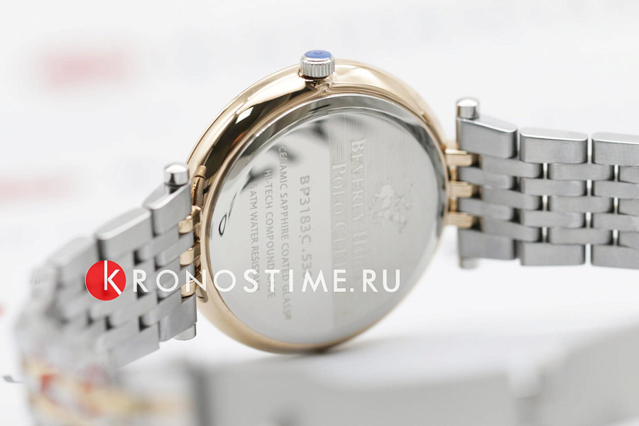 Часы Beverly Hills Polo Club BP3183C.530 — суперметалл с ip покрытием, женские
