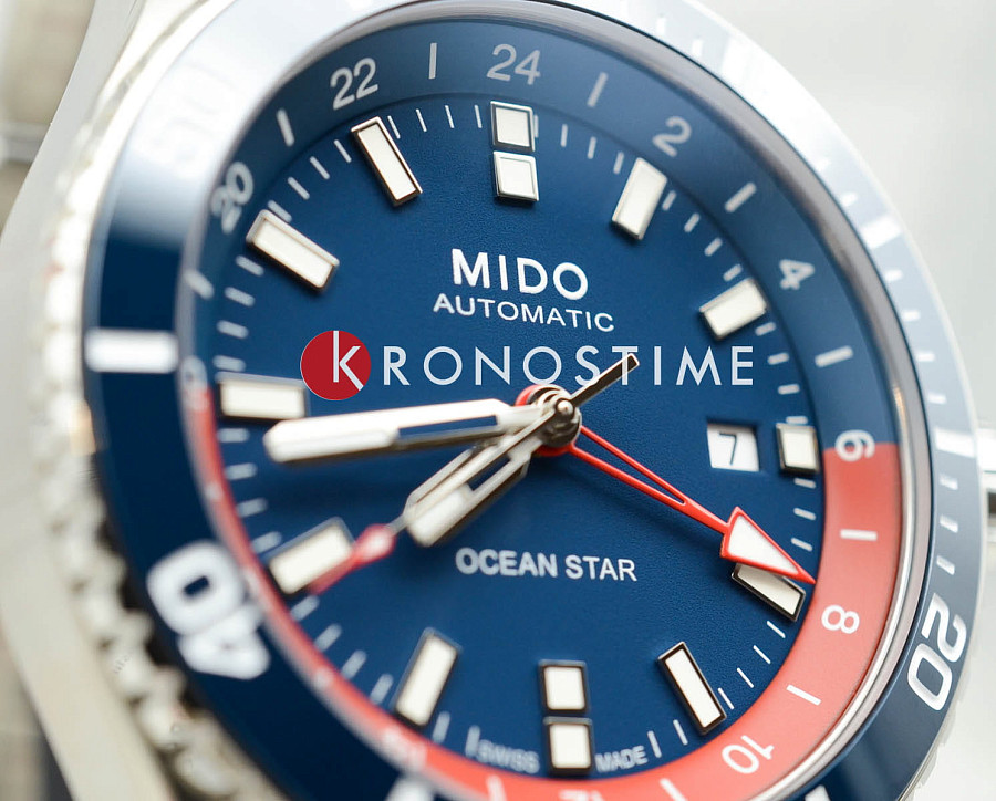 Часы Mido Ocean Star GMT M026.629.11.041.00 — нержавеющая сталь, мужские