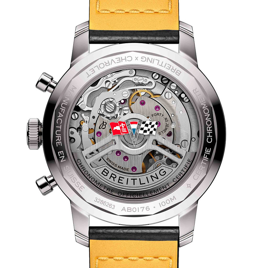 Часы Breitling Top Time B01 Chevrolet Corvette AB01761A1K1X1 — механические, металл сталь