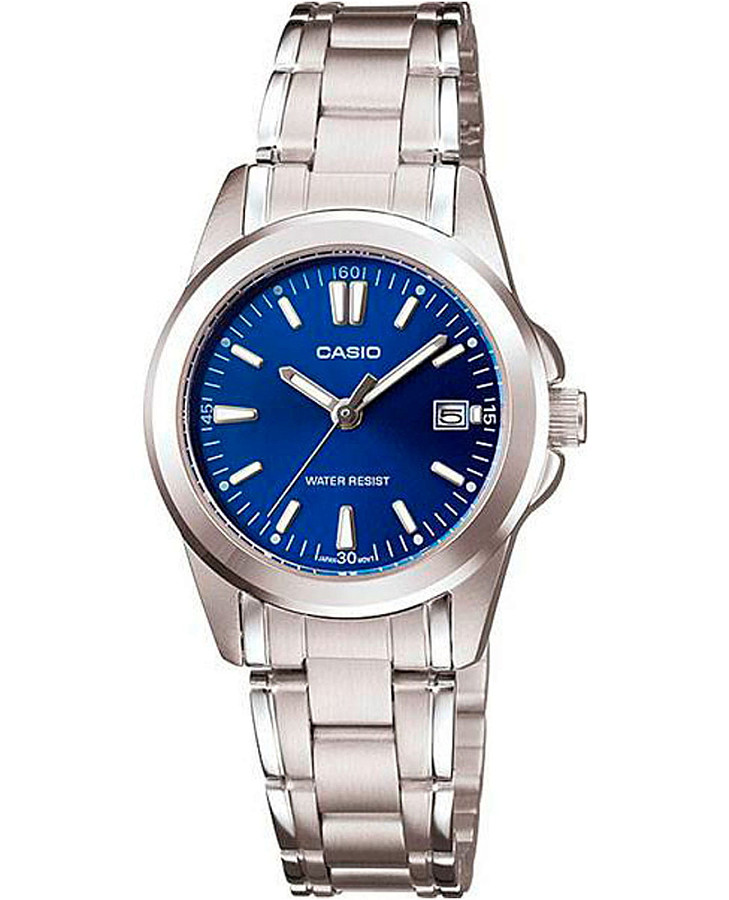 Часы Casio Collection LTP-1215A-2A2 — женские, синий