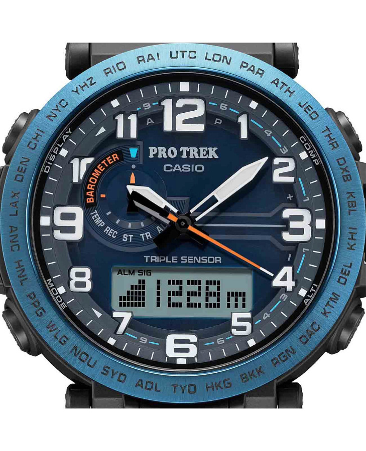 Часы Casio Pro Trek PRG-601YB-2DR (PRG-601YB-2) — мужские, тканевый
