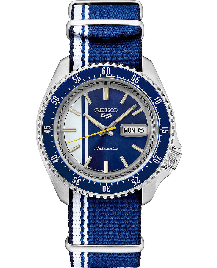 Часы Seiko 5 Sports SRPK69 — мужские, синий