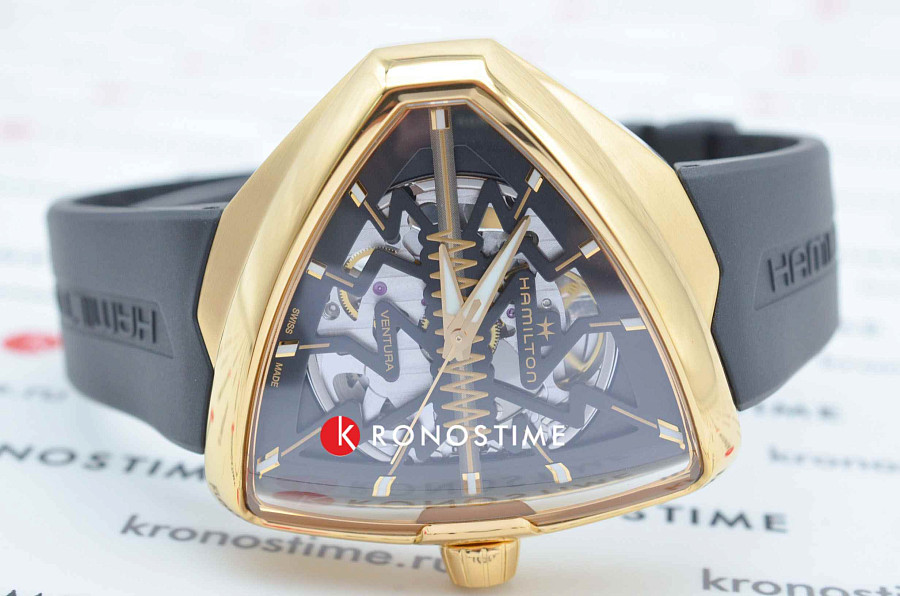 Часы Hamilton Ventura Elvis80 Skeleton Auto H24525331 — артикул H24525331, мужские