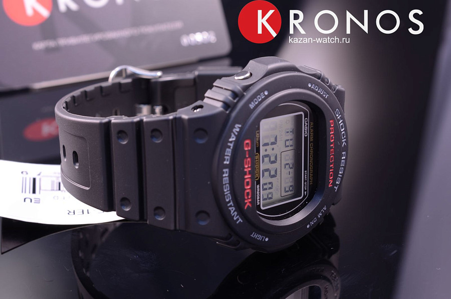 Часы Casio G-Shock DW-5750UE-1 — черный, электронные