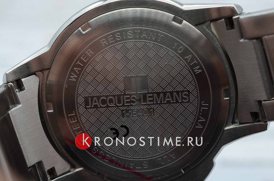 Часы Jacques Lemans 1-1540D — мужские, нержавеющая сталь