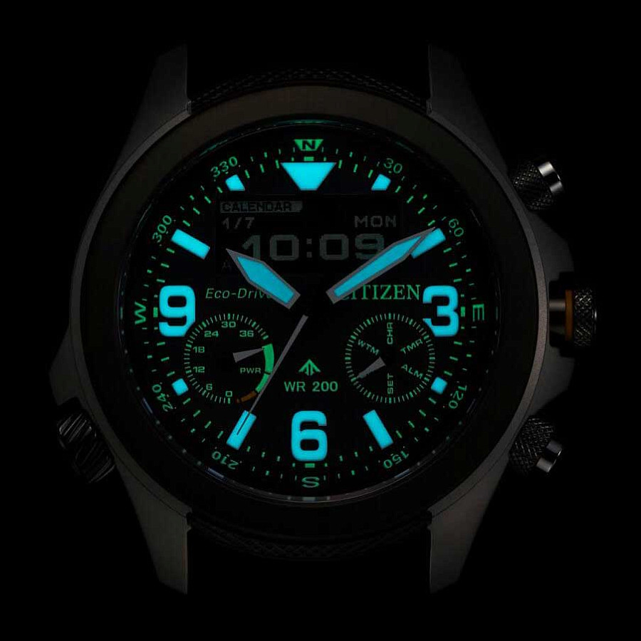 Часы Citizen Promaster JV1007-07E — металл сталь, Япония