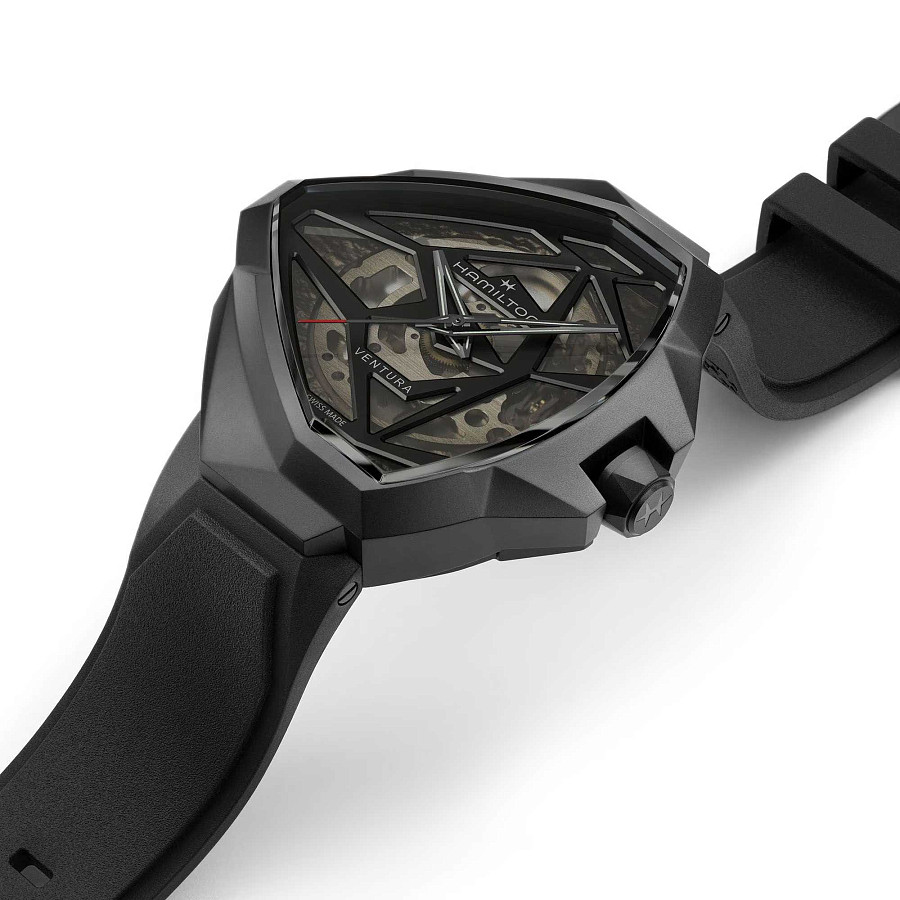 Часы Hamilton Ventura Edge Skeleton H24645330 — сталь металл, Швейцария