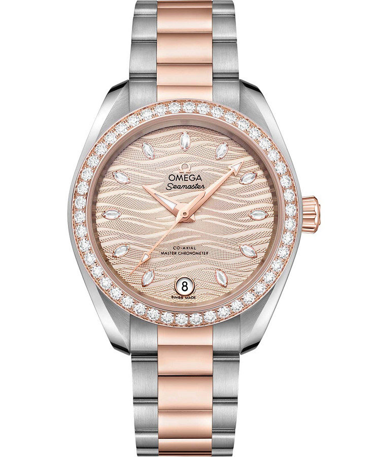 Часы Omega Seamaster Aqua Terra 220.25.34.20.59.001 — женские, золотой