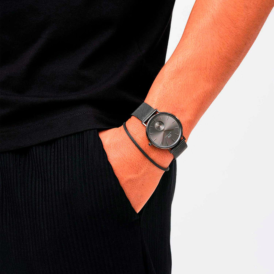 Часы Daniel Wellington Classic Multi-Eye Mesh Graphite DW00100712 — нержавеющая сталь с pvd-покрытием, мужские