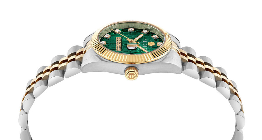 Часы Philipp Plein Date Superlative PWNFA0325 — женские, нержавеющая сталь с pvd-покрытием