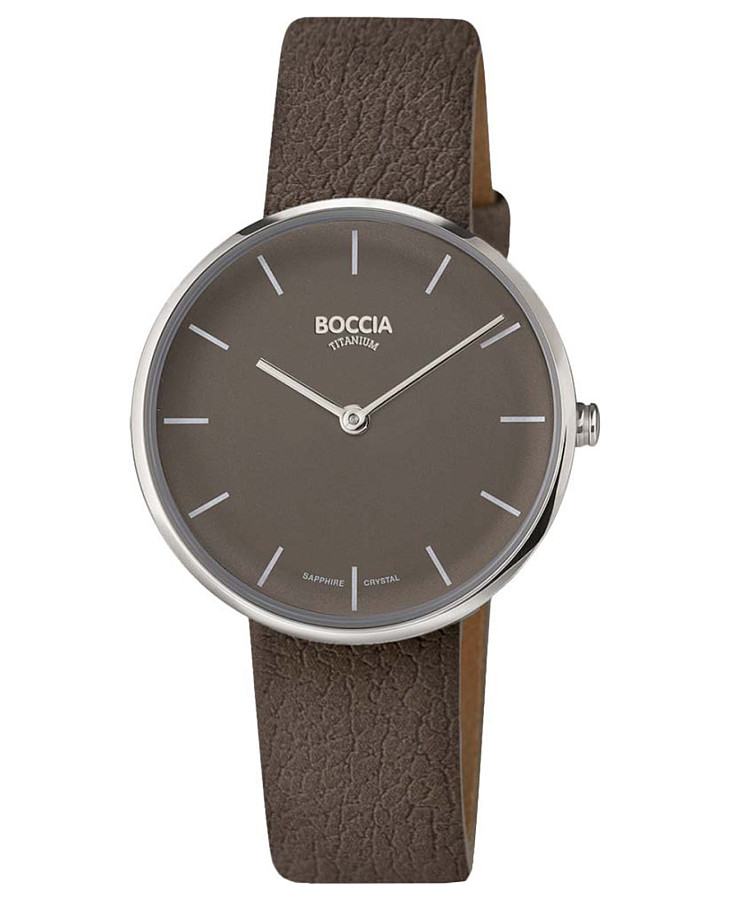 Часы Boccia Titanium 3327-02 — женские, коричневый