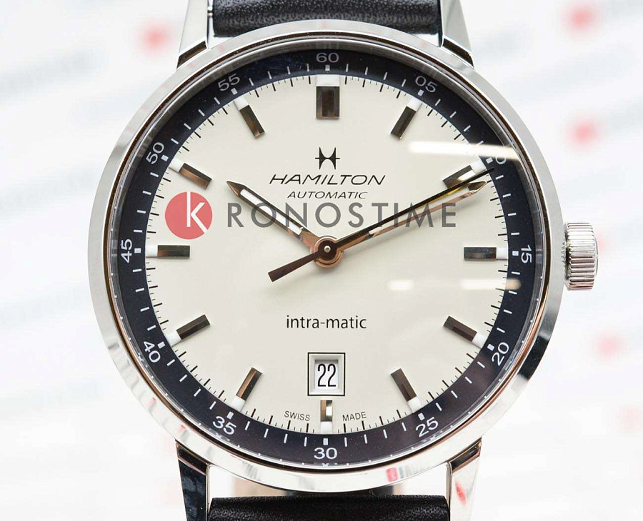 Часы Hamilton American Classic Intra-Matic Auto H38425720 — сталь, Швейцария