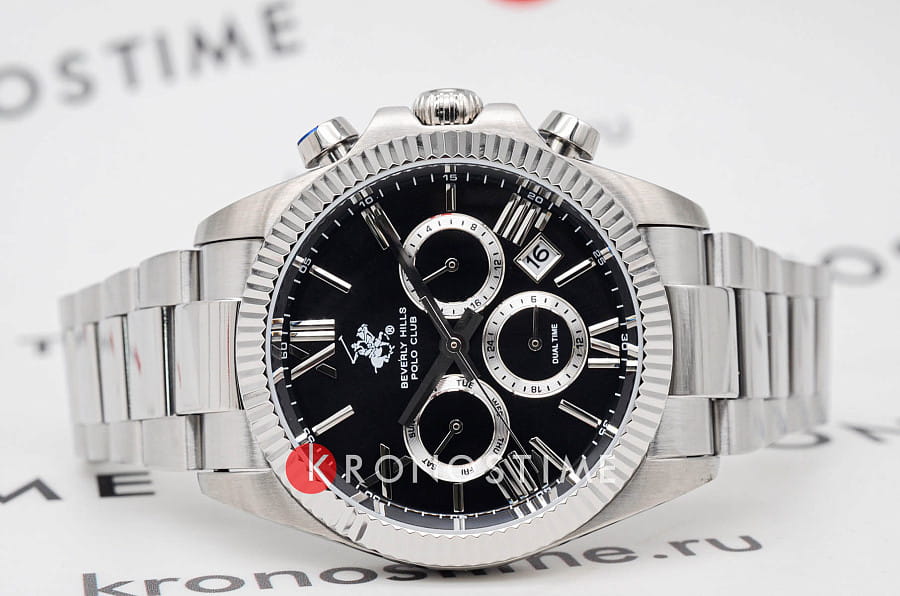 Часы Beverly Hills Polo Club BP3874X.350 — кварцевые, металл сталь
