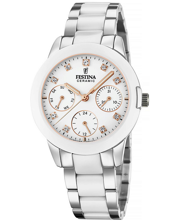 Часы Festina Ceramic F20497/1 — женские, белый