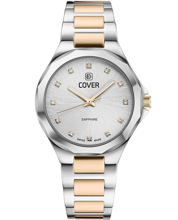 Часы Cover Cardea Crystal CO221.03 — женские, серебристый