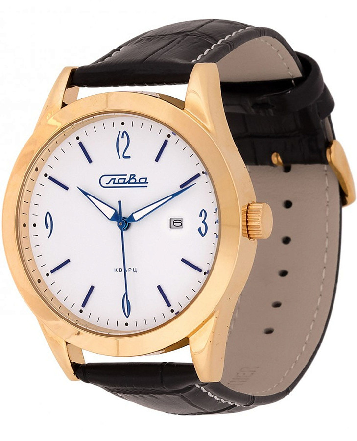 Часы Слава Традиция 2343470/300-2115 — мужские, белый