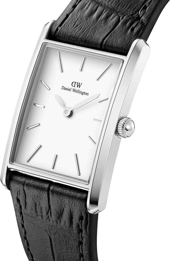 Часы Daniel Wellington Bound Black Crocodile Silver DW00100697 — кварцевые, Швеция, женские