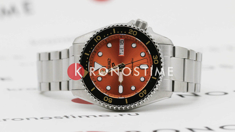 Часы Seiko 5 Sports SRPK35K1 — механические, сталь металл
