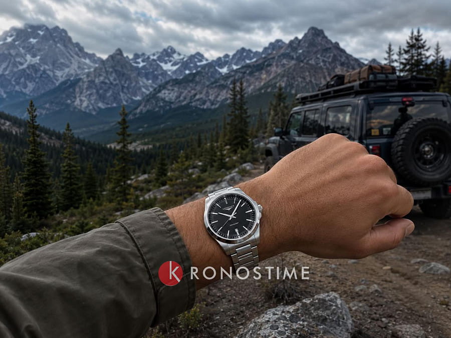 Часы Longines Conquest 41 mm L3.860.4.52.6 — Швейцария, кварцевые