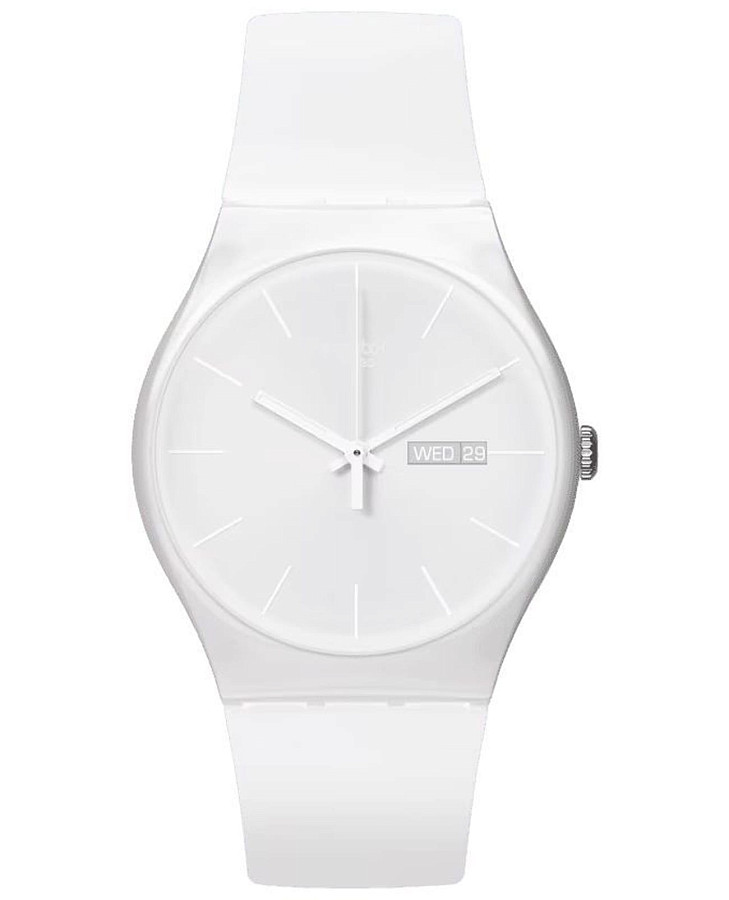 Часы Swatch New Gent Biosourced SO29W704-S14 — мужские, белый