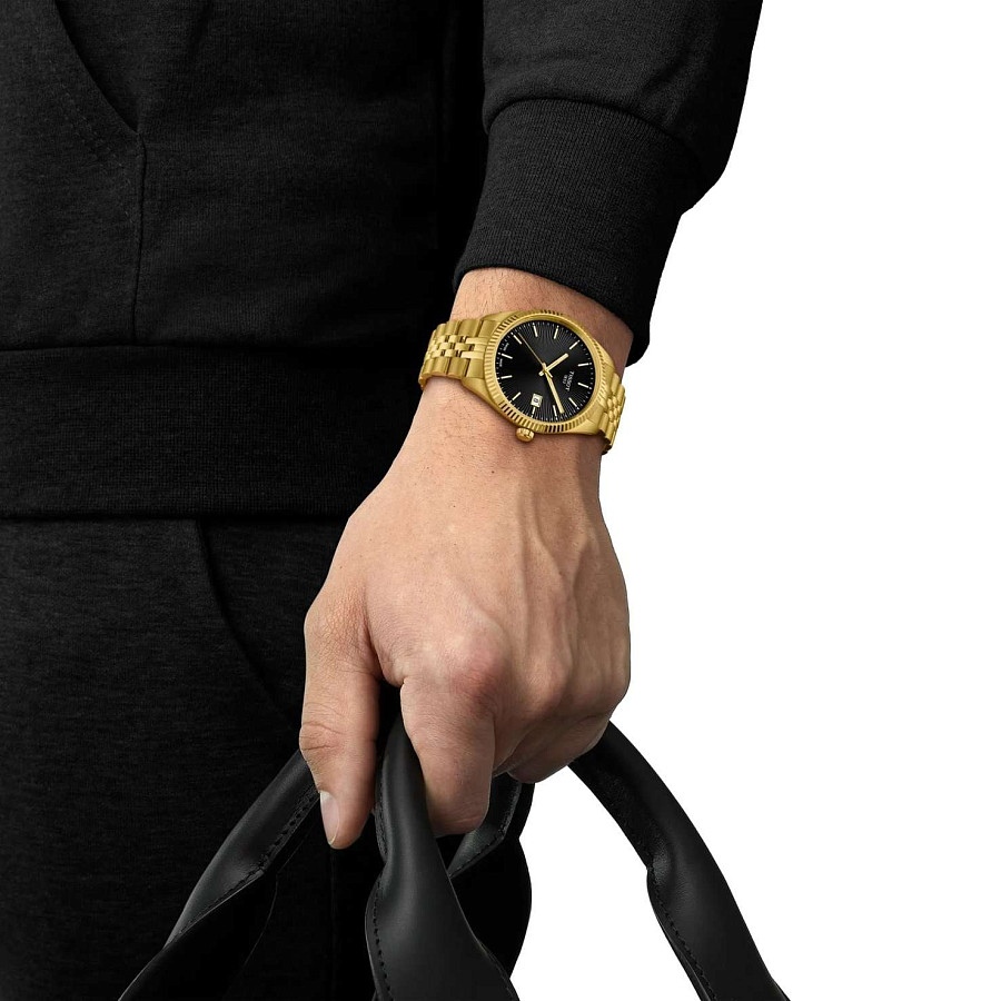 Часы Tissot Ballade 40mm T156.410.33.051.00 — мужские, золотистый