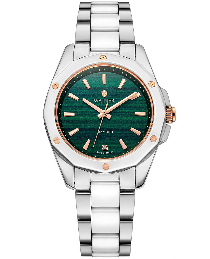 Часы Wainer Diamond WA.18050-E — женские, зеленый