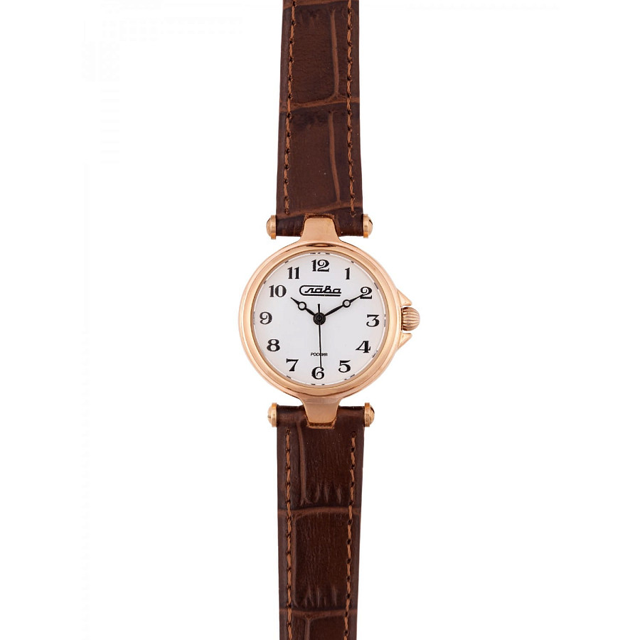 Часы Слава Браво 5013895/300-2035 — кварцевые, латунь