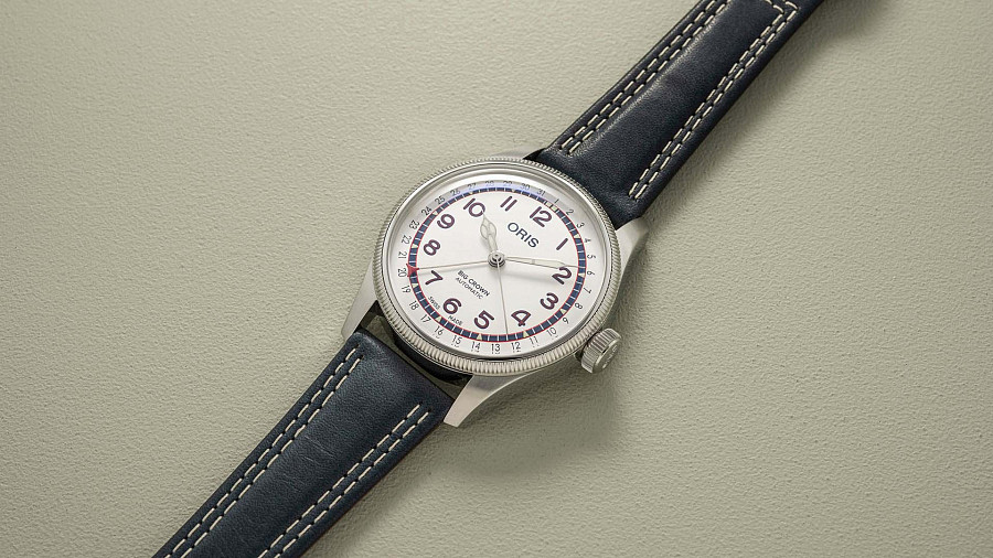 Часы Oris Big Crown Hank Aaron Limited Edition 01 754 7785 4081-Set — сталь, Швейцария