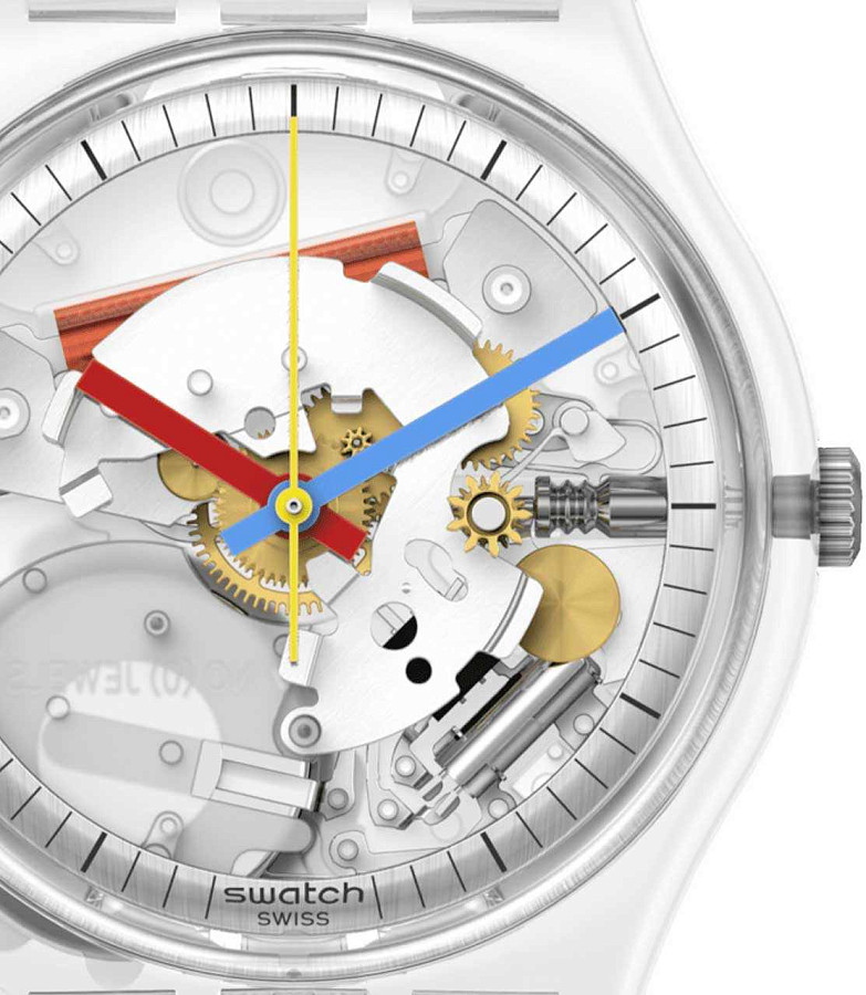 Часы Swatch Gent Biosourced Standard SO28K100 — кварцевые, пластик