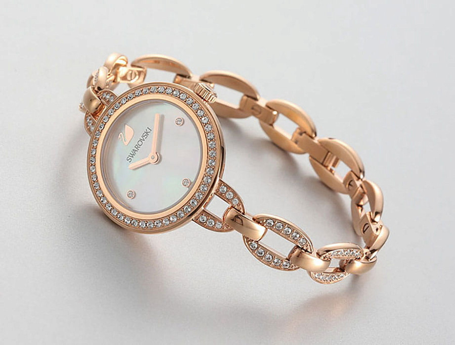 Часы Swarovski 5253329 — кварцевые, металл сталь