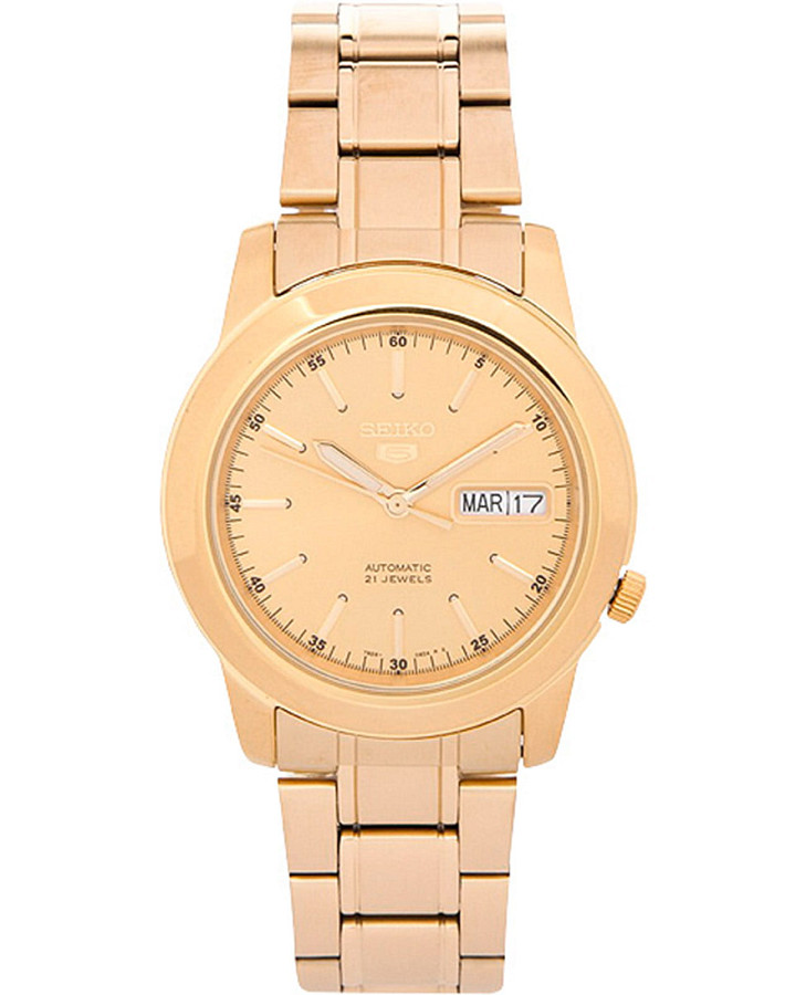 Часы Seiko 5 Regular SNKE56K1 — мужские, золотой