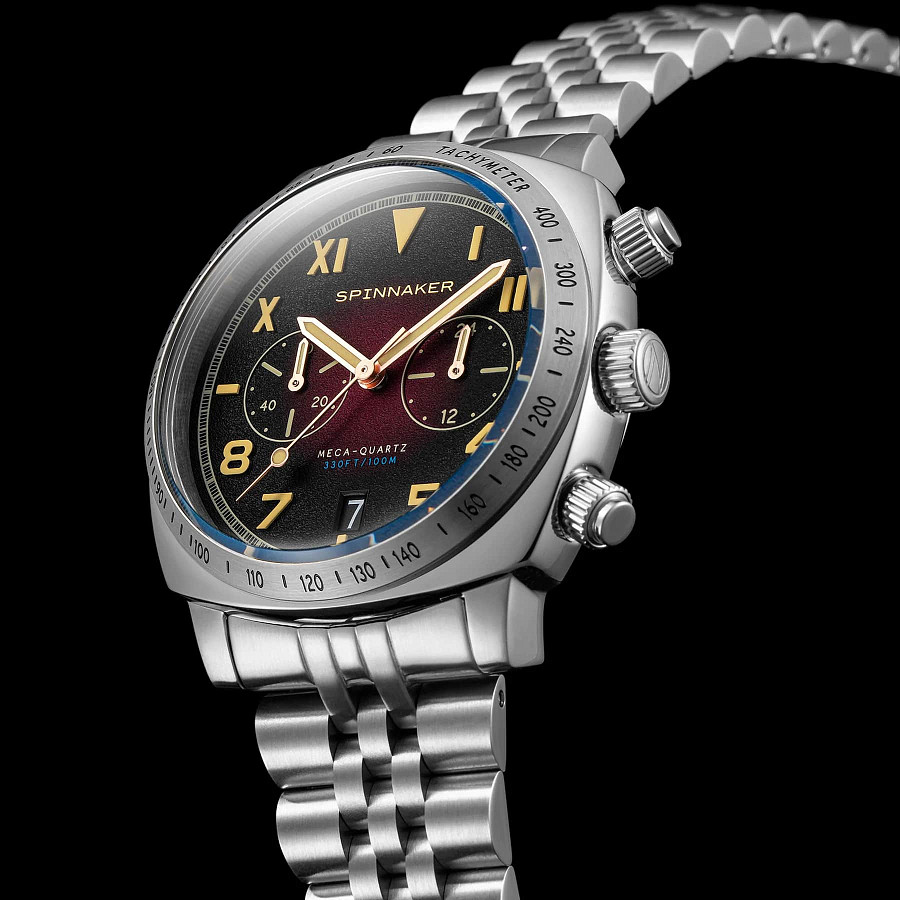 Часы Spinnaker Hull California Chronograph SP-5092-22 — механические, сталь металл