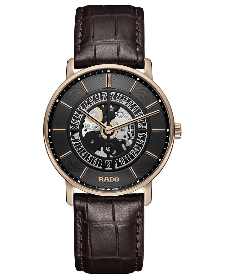 Часы Rado DiaMaster Thinline Automatic Limited Edition R14068186 — мужские, черный