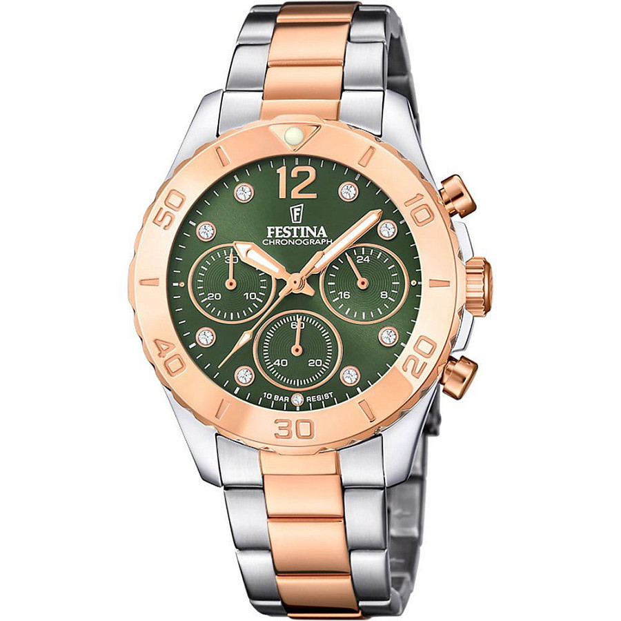 Часы Festina Boyfriend F20605/2 — женские, зеленый